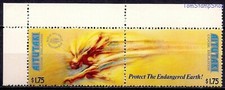 Aitutaki 1990 Vertice della Terra/Ambiente e Protezione/Arte Set 2v MNH