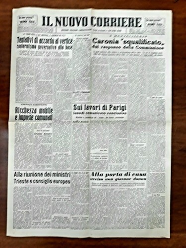 Giornale nuovo corriere - giornale, il