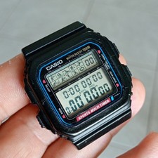 Casio Sports Multi Timer 657 STW 100 - WR 100 MT, Vintage 1986  USED rare