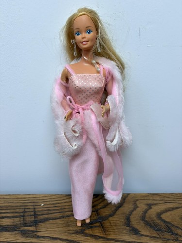 Bambola barbie vintage rosa - bambola, e