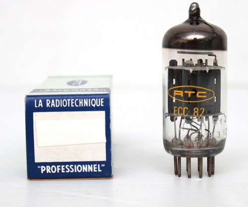 Tube ecc82 rtc boite - rtc,, boite.