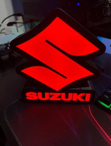 Lampada led suzuki decorativa - lampada,