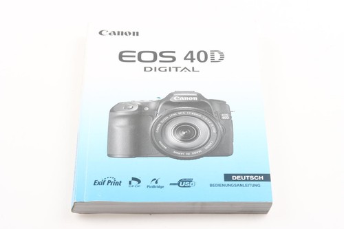 Canon eos 40d manuale - canon, di