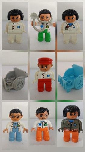 Lego duplo personaggi medico
