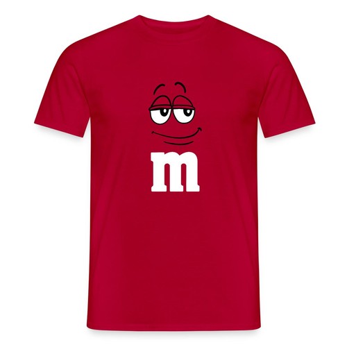 Costume rosso con volto - costume, m