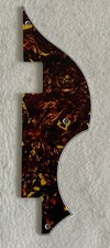 Adatto per Hofner Bass Style battipenna per chitarra piastra antigraffio, 4 strati marrone tartaruga