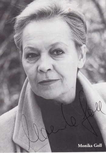 Autografo monika goll - autografo,