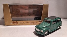 1982. BRUMM R029 FIAT 500C Belvedere Chiusa/Closed Verde metallizzato/Metalgreen