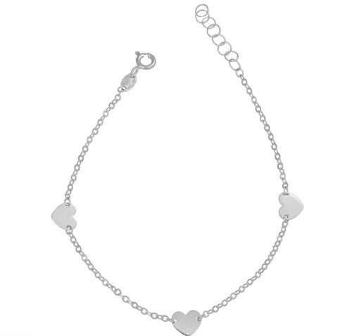 Bracciale donna cuori - cuori, oro