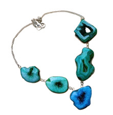 Collana fatta a mano pietra