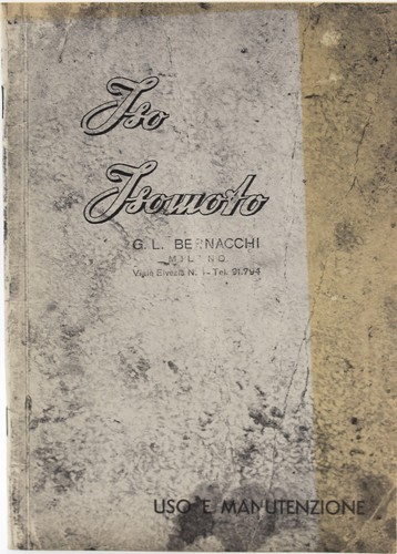 Libretto uso manutenzione iso - libretto,