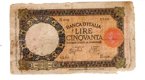 Italia biglietto - italia, 50