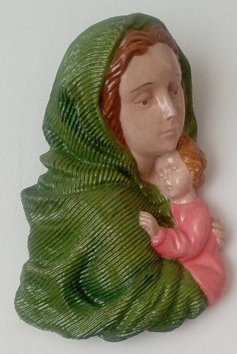 Madonna con bambino gesso - bambino,