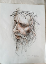 mixed technique 70x50 cm on