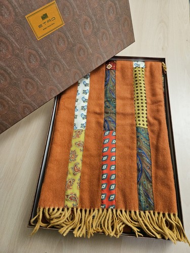 Etro home plaid pura lana - pura, lana/seta