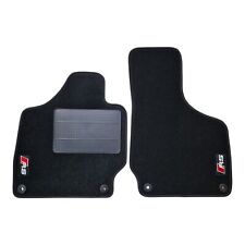 Set Tappetini Tappeti Auto per Audi TT (8J) 2006 2014, bordo nero e 2 ricami RS