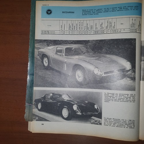 Bizzarrini auto strada gt - auto,