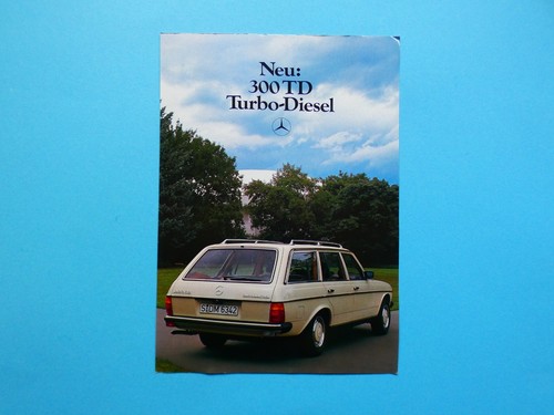 Brochure mercedes w123 - brochure,