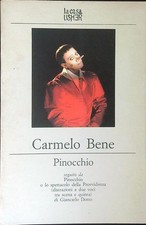 PINOCCHIO BENE CARMELO LA CASA USHER 1981 ALMANACCHI BROSSURA CON SOVRACCOPERTA