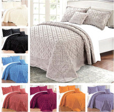 Set copriletto trapuntato - set,