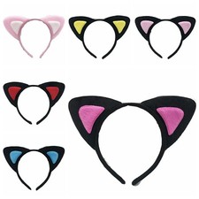 Carino soffice volpe orecchie di gatto cerchietto animali cosplay fasce per capelli costume regalo festa