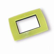ABB 2CSE0317SFV placca 3 posti 3M giallo zircone Elos in vetro