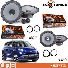 Kit 6 Casse Altoparlanti Hertz Anteriori e Posteriori per Fiat 500L dal 2012
