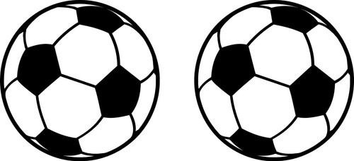 Adesivo decalcomania pallone