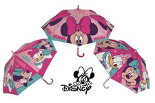 1 Pezzo Ombrello da Pioggia Baby Automatico Disney Minnie Paperina 3 Decori