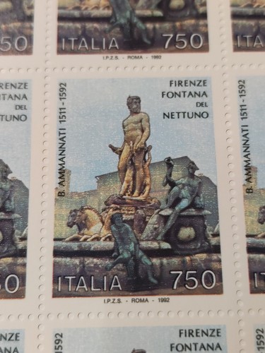 Francobolli firenze fontana - francobolli,