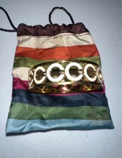 Coach Gold and White C