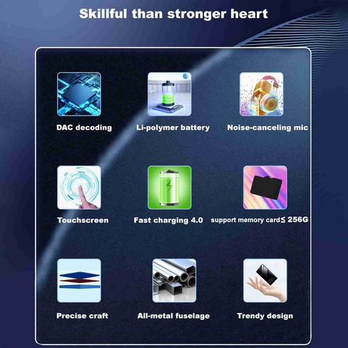 Aklosipy lettore mp3 - (16+64gb)aklosipy,