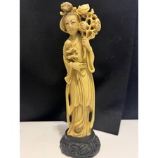 Statuina dama cinese vintage