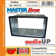 PLANCIA METALLICA RADIO 2 DIN