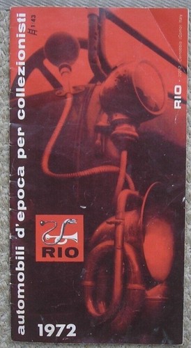 Rio catalogo 1972 - rio,