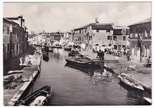 P01461 - CARTOLINA BURANO - PESCHERIA CON BARCHE - g/vg