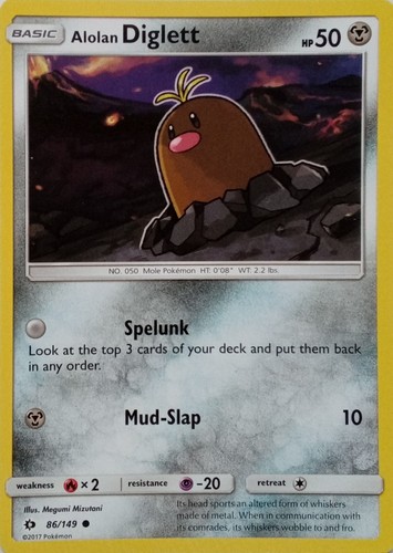 149 alolan diglett common - 86/149, |