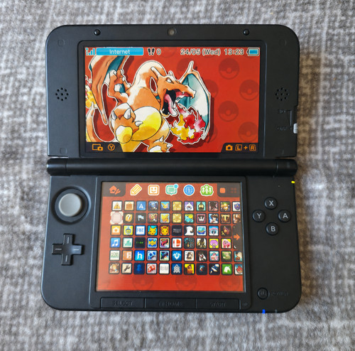 Nintendo 3ds rosso nero - nintendo,