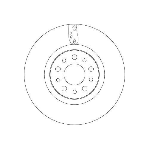 Disco freno trw df6933 per - df6933,