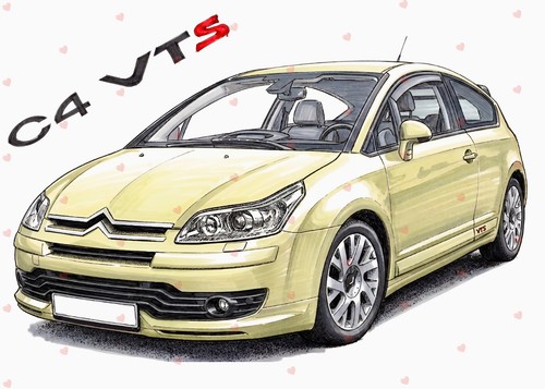 Citroen vts art - citroen, print