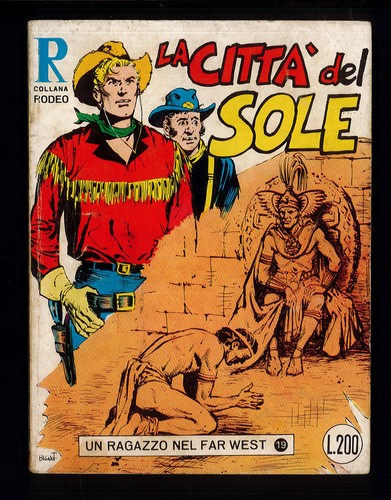 Coll rodeo ragazzo nel far - rodeo, un
