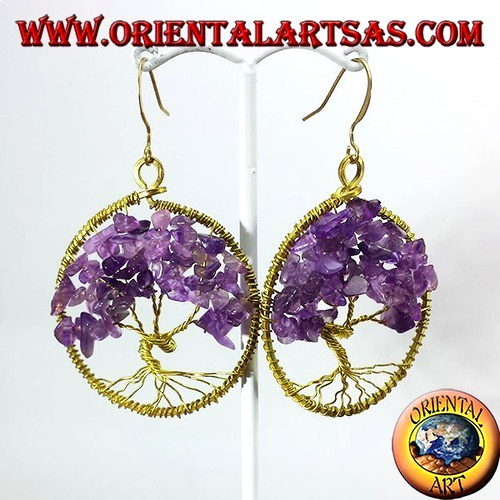 Orecchini ottone dorato - orecchini,