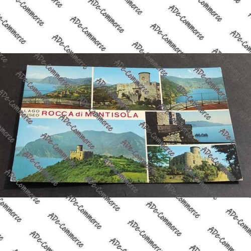 Cartolina lago iseo rocca - cartolina, d'iseo