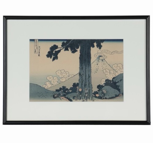 Stampa xilografia dopo hokusai - stampa,