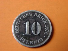 ALLEMAGNE. RARE . 10 PFENNIG