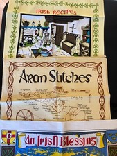 TRE strofinacci da tè