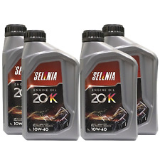 Kit 4 Lt OLIO MOTORE PETRONAS SELENIA 20K SAE 10W40 ACEA A3 API SL/CF 9.55535-G2