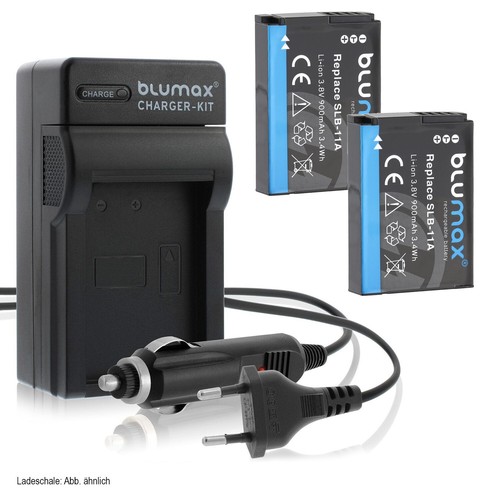 Batteria caricatore per - 2x,