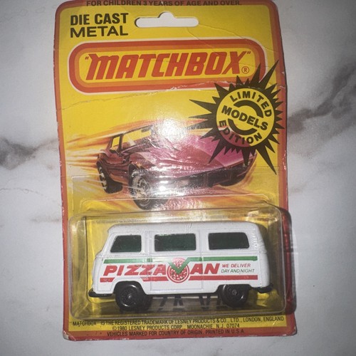 Vintage 1980 matchbox pizza - vintage,