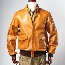 Bomber in pelle di cavallo: stile aviatore uomo